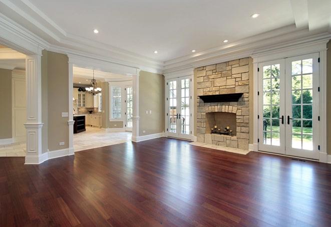 professional installation of durable hardwood floor